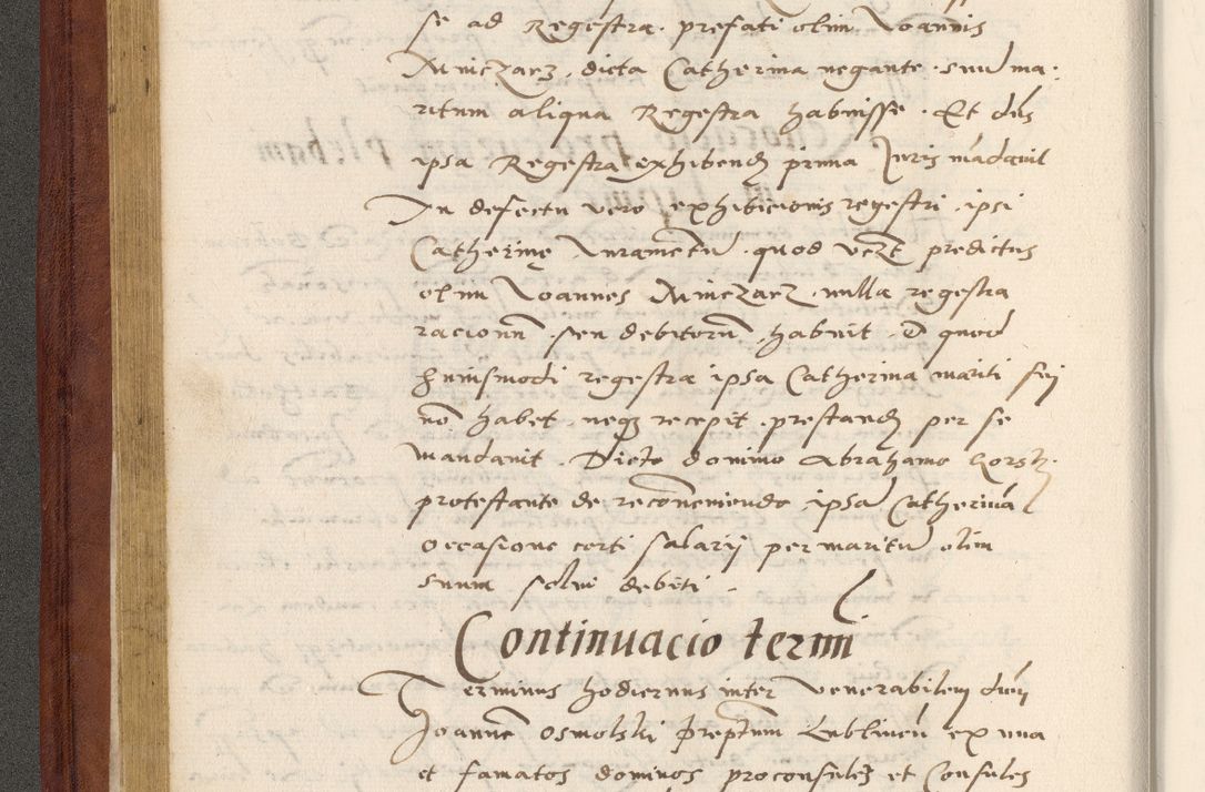Zdjęcie nr 99 dla obiektu archiwalnego: Acta actorum coram R. D. Petro de Gamratis, archiepiscopo Gnesnensi et episcopo Cracoviensi, Legato nato et Regni Poloniar primate ad a. D. 1544 et 1545 acticatorum - praesidente tunc Suae Rev. Paternitatis curiae cancellario R. D. Bertholomaeo Gantkowski, archidiacono Cracoviensi, Gnesnensi et Posnaniensi canonico.
