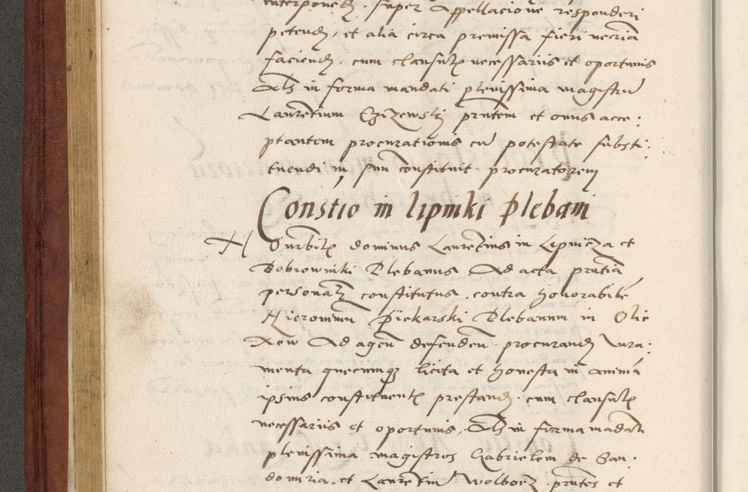 Zdjęcie nr 97 dla obiektu archiwalnego: Acta actorum coram R. D. Petro de Gamratis, archiepiscopo Gnesnensi et episcopo Cracoviensi, Legato nato et Regni Poloniar primate ad a. D. 1544 et 1545 acticatorum - praesidente tunc Suae Rev. Paternitatis curiae cancellario R. D. Bertholomaeo Gantkowski, archidiacono Cracoviensi, Gnesnensi et Posnaniensi canonico.