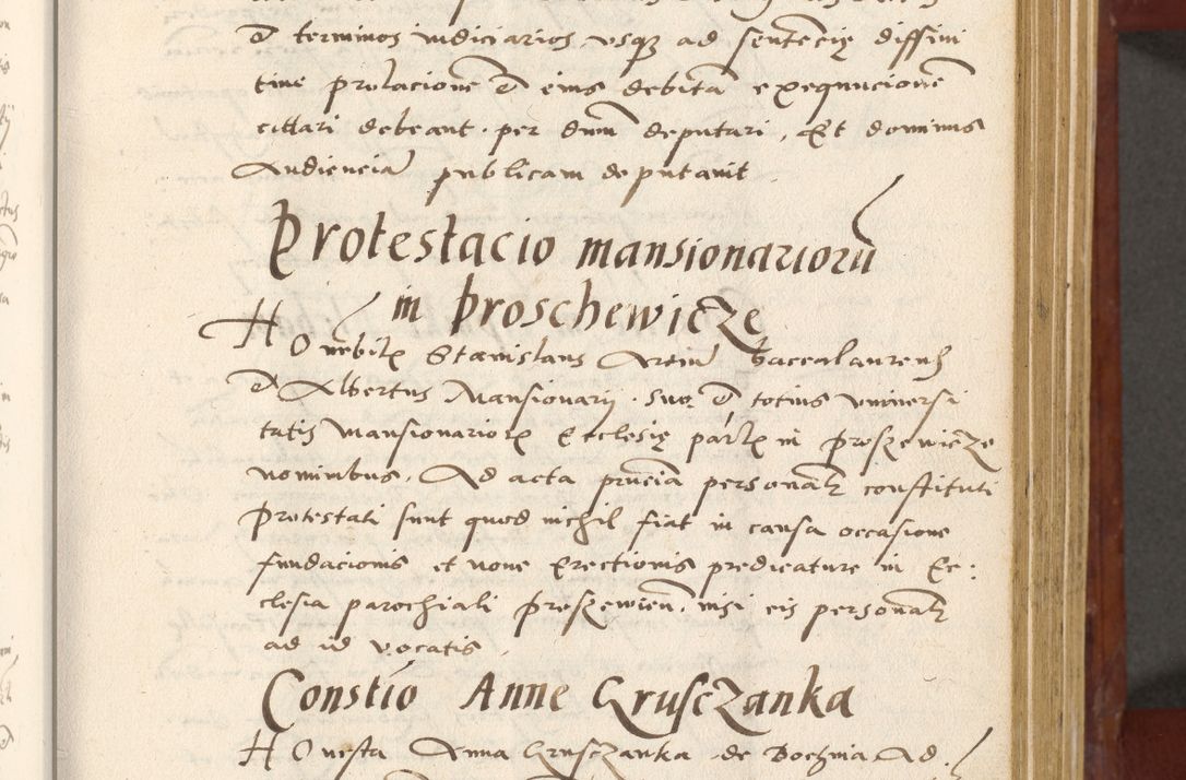 Zdjęcie nr 96 dla obiektu archiwalnego: Acta actorum coram R. D. Petro de Gamratis, archiepiscopo Gnesnensi et episcopo Cracoviensi, Legato nato et Regni Poloniar primate ad a. D. 1544 et 1545 acticatorum - praesidente tunc Suae Rev. Paternitatis curiae cancellario R. D. Bertholomaeo Gantkowski, archidiacono Cracoviensi, Gnesnensi et Posnaniensi canonico.