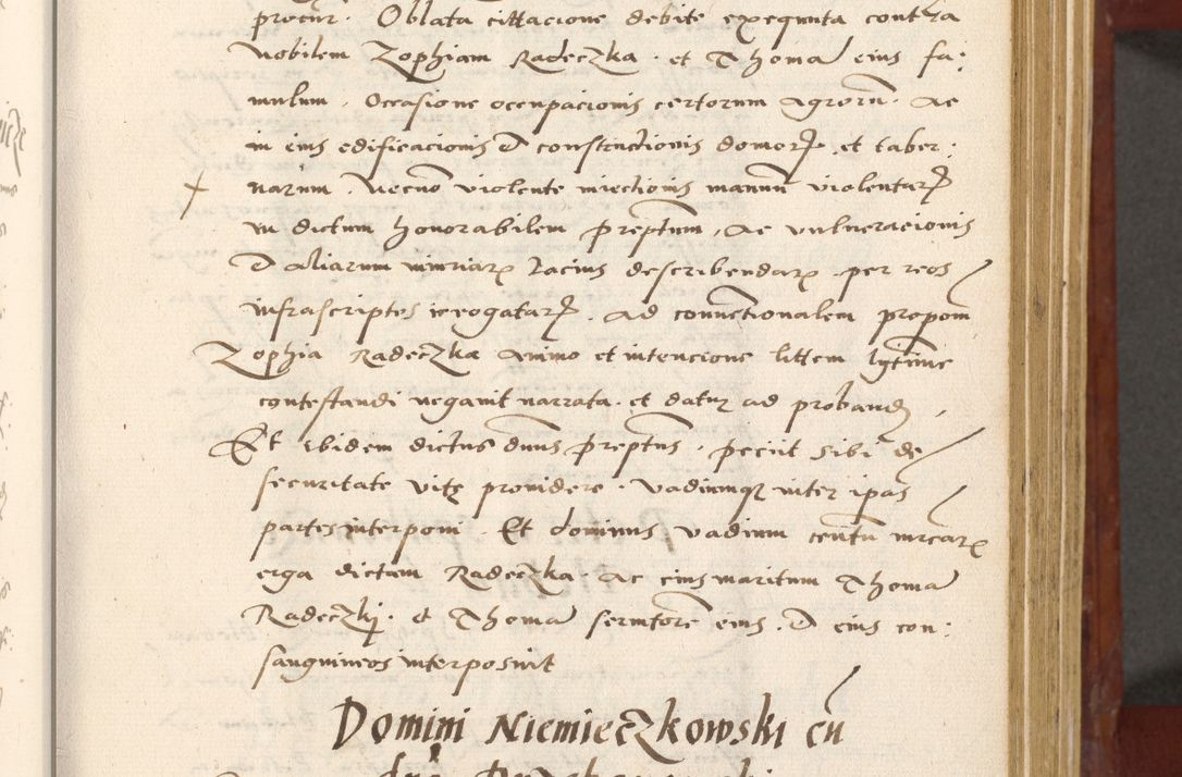 Zdjęcie nr 94 dla obiektu archiwalnego: Acta actorum coram R. D. Petro de Gamratis, archiepiscopo Gnesnensi et episcopo Cracoviensi, Legato nato et Regni Poloniar primate ad a. D. 1544 et 1545 acticatorum - praesidente tunc Suae Rev. Paternitatis curiae cancellario R. D. Bertholomaeo Gantkowski, archidiacono Cracoviensi, Gnesnensi et Posnaniensi canonico.