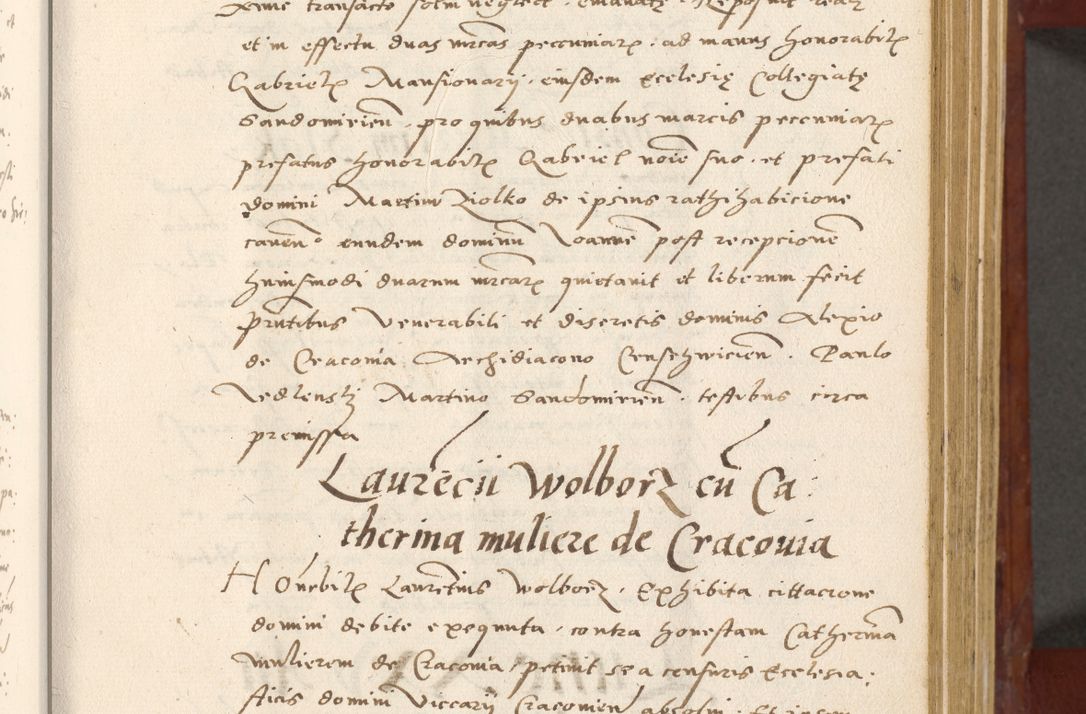 Zdjęcie nr 90 dla obiektu archiwalnego: Acta actorum coram R. D. Petro de Gamratis, archiepiscopo Gnesnensi et episcopo Cracoviensi, Legato nato et Regni Poloniar primate ad a. D. 1544 et 1545 acticatorum - praesidente tunc Suae Rev. Paternitatis curiae cancellario R. D. Bertholomaeo Gantkowski, archidiacono Cracoviensi, Gnesnensi et Posnaniensi canonico.