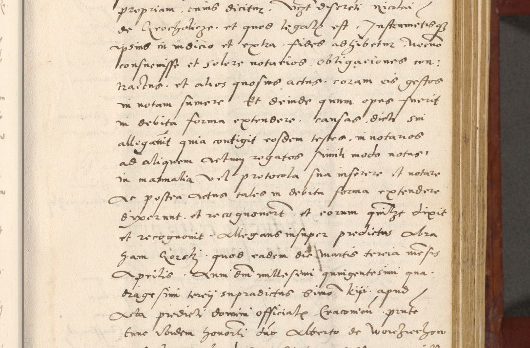 Zdjęcie nr 86 dla obiektu archiwalnego: Acta actorum coram R. D. Petro de Gamratis, archiepiscopo Gnesnensi et episcopo Cracoviensi, Legato nato et Regni Poloniar primate ad a. D. 1544 et 1545 acticatorum - praesidente tunc Suae Rev. Paternitatis curiae cancellario R. D. Bertholomaeo Gantkowski, archidiacono Cracoviensi, Gnesnensi et Posnaniensi canonico.