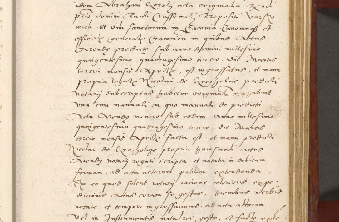 Zdjęcie nr 84 dla obiektu archiwalnego: Acta actorum coram R. D. Petro de Gamratis, archiepiscopo Gnesnensi et episcopo Cracoviensi, Legato nato et Regni Poloniar primate ad a. D. 1544 et 1545 acticatorum - praesidente tunc Suae Rev. Paternitatis curiae cancellario R. D. Bertholomaeo Gantkowski, archidiacono Cracoviensi, Gnesnensi et Posnaniensi canonico.