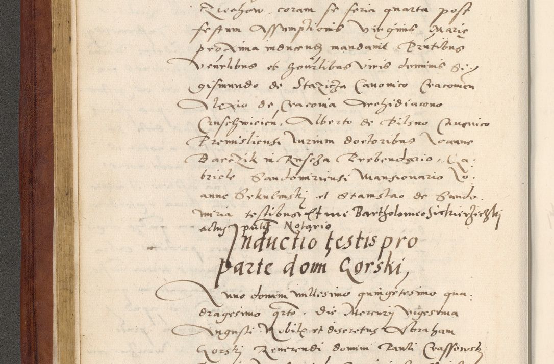 Zdjęcie nr 87 dla obiektu archiwalnego: Acta actorum coram R. D. Petro de Gamratis, archiepiscopo Gnesnensi et episcopo Cracoviensi, Legato nato et Regni Poloniar primate ad a. D. 1544 et 1545 acticatorum - praesidente tunc Suae Rev. Paternitatis curiae cancellario R. D. Bertholomaeo Gantkowski, archidiacono Cracoviensi, Gnesnensi et Posnaniensi canonico.