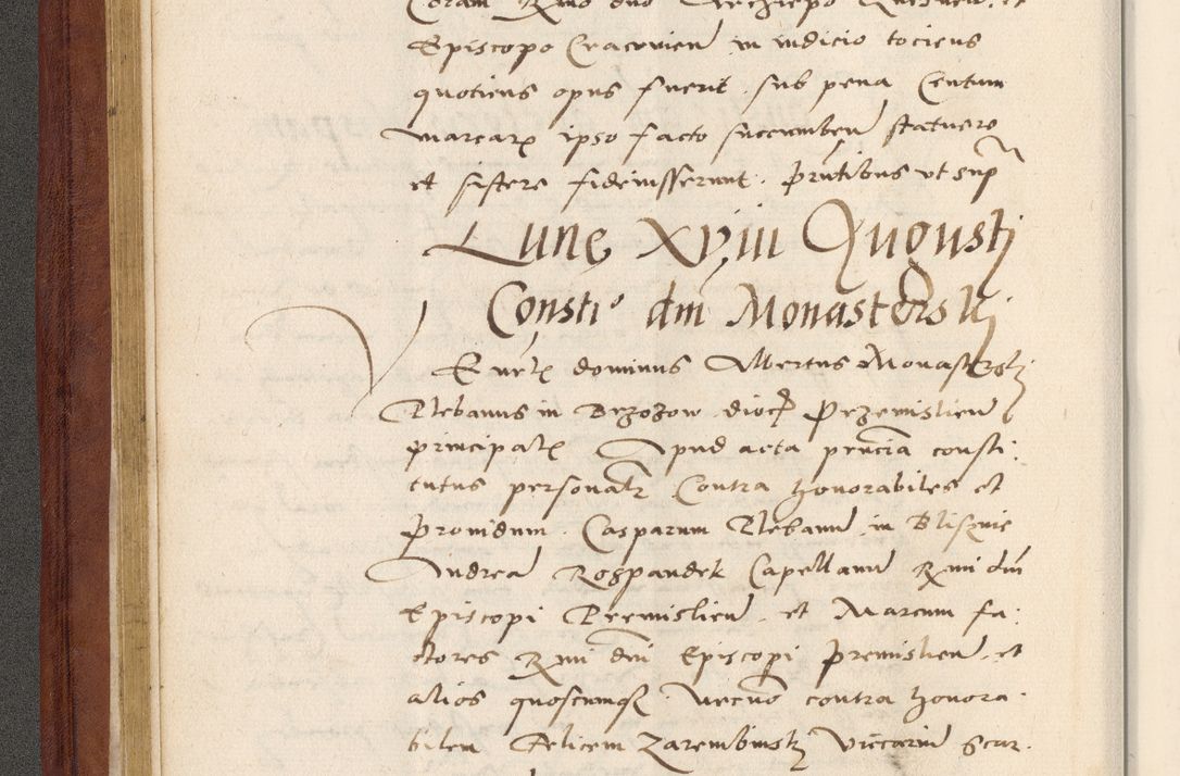 Zdjęcie nr 69 dla obiektu archiwalnego: Acta actorum coram R. D. Petro de Gamratis, archiepiscopo Gnesnensi et episcopo Cracoviensi, Legato nato et Regni Poloniar primate ad a. D. 1544 et 1545 acticatorum - praesidente tunc Suae Rev. Paternitatis curiae cancellario R. D. Bertholomaeo Gantkowski, archidiacono Cracoviensi, Gnesnensi et Posnaniensi canonico.