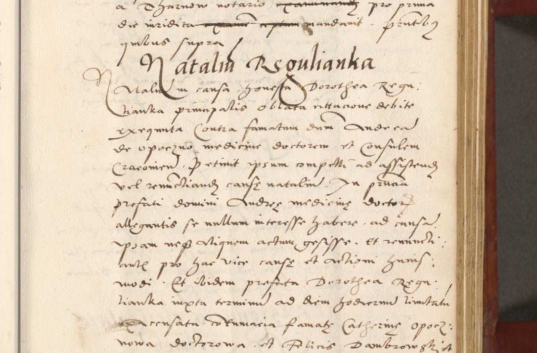 Zdjęcie nr 64 dla obiektu archiwalnego: Acta actorum coram R. D. Petro de Gamratis, archiepiscopo Gnesnensi et episcopo Cracoviensi, Legato nato et Regni Poloniar primate ad a. D. 1544 et 1545 acticatorum - praesidente tunc Suae Rev. Paternitatis curiae cancellario R. D. Bertholomaeo Gantkowski, archidiacono Cracoviensi, Gnesnensi et Posnaniensi canonico.