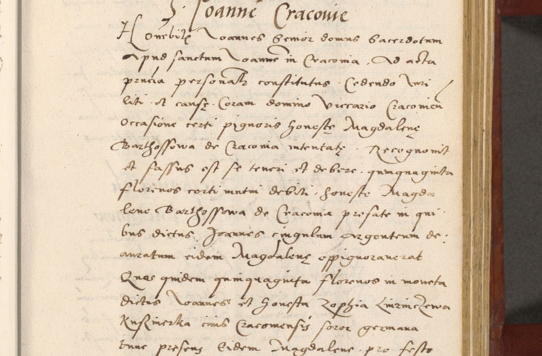Zdjęcie nr 56 dla obiektu archiwalnego: Acta actorum coram R. D. Petro de Gamratis, archiepiscopo Gnesnensi et episcopo Cracoviensi, Legato nato et Regni Poloniar primate ad a. D. 1544 et 1545 acticatorum - praesidente tunc Suae Rev. Paternitatis curiae cancellario R. D. Bertholomaeo Gantkowski, archidiacono Cracoviensi, Gnesnensi et Posnaniensi canonico.