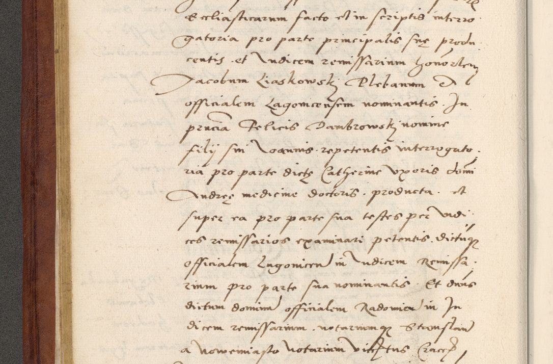 Zdjęcie nr 55 dla obiektu archiwalnego: Acta actorum coram R. D. Petro de Gamratis, archiepiscopo Gnesnensi et episcopo Cracoviensi, Legato nato et Regni Poloniar primate ad a. D. 1544 et 1545 acticatorum - praesidente tunc Suae Rev. Paternitatis curiae cancellario R. D. Bertholomaeo Gantkowski, archidiacono Cracoviensi, Gnesnensi et Posnaniensi canonico.