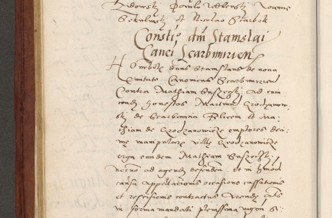 Zdjęcie nr 47 dla obiektu archiwalnego: Acta actorum coram R. D. Petro de Gamratis, archiepiscopo Gnesnensi et episcopo Cracoviensi, Legato nato et Regni Poloniar primate ad a. D. 1544 et 1545 acticatorum - praesidente tunc Suae Rev. Paternitatis curiae cancellario R. D. Bertholomaeo Gantkowski, archidiacono Cracoviensi, Gnesnensi et Posnaniensi canonico.
