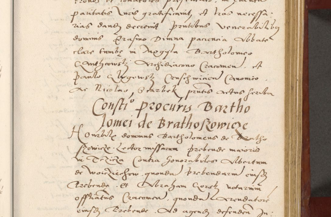 Zdjęcie nr 42 dla obiektu archiwalnego: Acta actorum coram R. D. Petro de Gamratis, archiepiscopo Gnesnensi et episcopo Cracoviensi, Legato nato et Regni Poloniar primate ad a. D. 1544 et 1545 acticatorum - praesidente tunc Suae Rev. Paternitatis curiae cancellario R. D. Bertholomaeo Gantkowski, archidiacono Cracoviensi, Gnesnensi et Posnaniensi canonico.