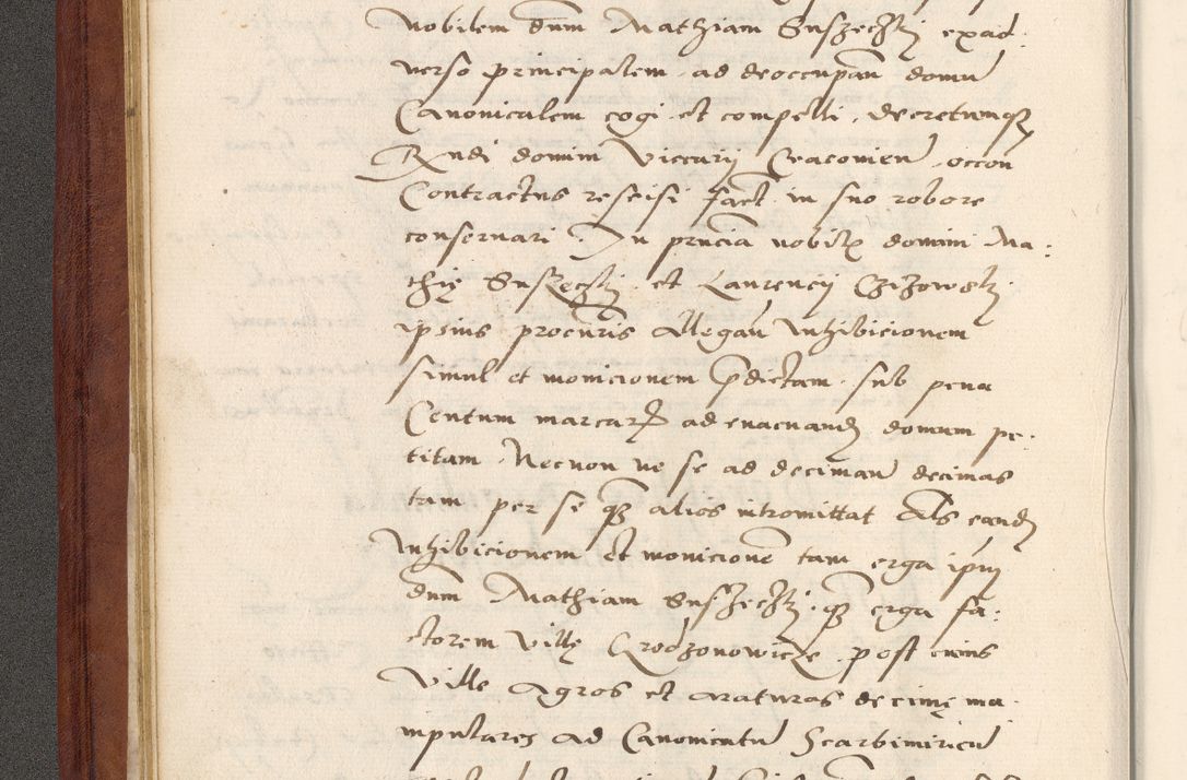Zdjęcie nr 35 dla obiektu archiwalnego: Acta actorum coram R. D. Petro de Gamratis, archiepiscopo Gnesnensi et episcopo Cracoviensi, Legato nato et Regni Poloniar primate ad a. D. 1544 et 1545 acticatorum - praesidente tunc Suae Rev. Paternitatis curiae cancellario R. D. Bertholomaeo Gantkowski, archidiacono Cracoviensi, Gnesnensi et Posnaniensi canonico.