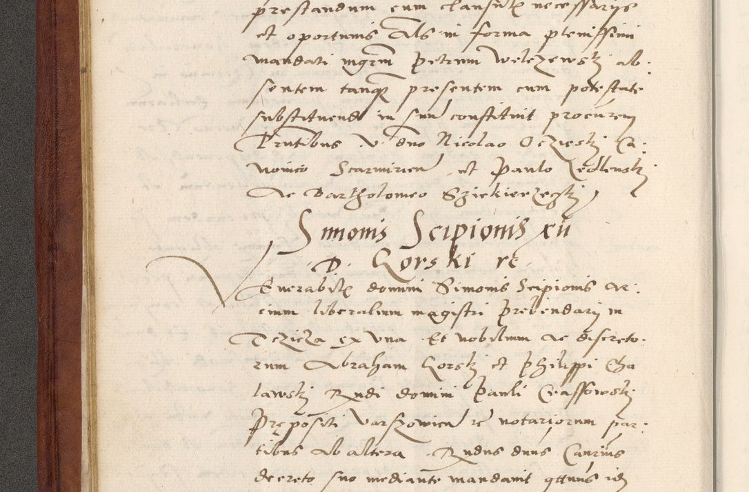 Zdjęcie nr 33 dla obiektu archiwalnego: Acta actorum coram R. D. Petro de Gamratis, archiepiscopo Gnesnensi et episcopo Cracoviensi, Legato nato et Regni Poloniar primate ad a. D. 1544 et 1545 acticatorum - praesidente tunc Suae Rev. Paternitatis curiae cancellario R. D. Bertholomaeo Gantkowski, archidiacono Cracoviensi, Gnesnensi et Posnaniensi canonico.