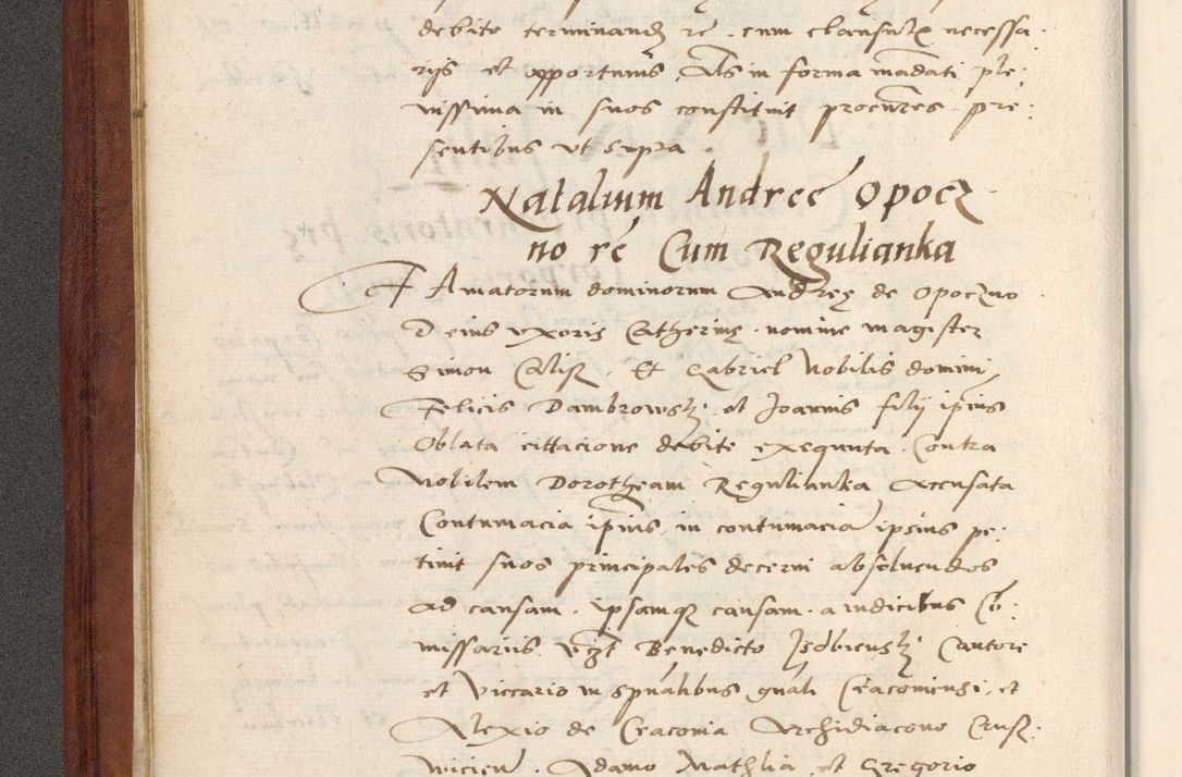 Zdjęcie nr 23 dla obiektu archiwalnego: Acta actorum coram R. D. Petro de Gamratis, archiepiscopo Gnesnensi et episcopo Cracoviensi, Legato nato et Regni Poloniar primate ad a. D. 1544 et 1545 acticatorum - praesidente tunc Suae Rev. Paternitatis curiae cancellario R. D. Bertholomaeo Gantkowski, archidiacono Cracoviensi, Gnesnensi et Posnaniensi canonico.