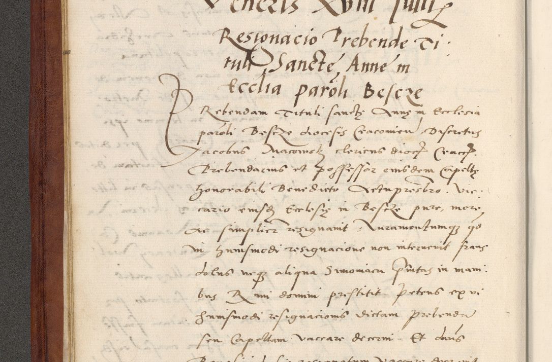 Zdjęcie nr 21 dla obiektu archiwalnego: Acta actorum coram R. D. Petro de Gamratis, archiepiscopo Gnesnensi et episcopo Cracoviensi, Legato nato et Regni Poloniar primate ad a. D. 1544 et 1545 acticatorum - praesidente tunc Suae Rev. Paternitatis curiae cancellario R. D. Bertholomaeo Gantkowski, archidiacono Cracoviensi, Gnesnensi et Posnaniensi canonico.