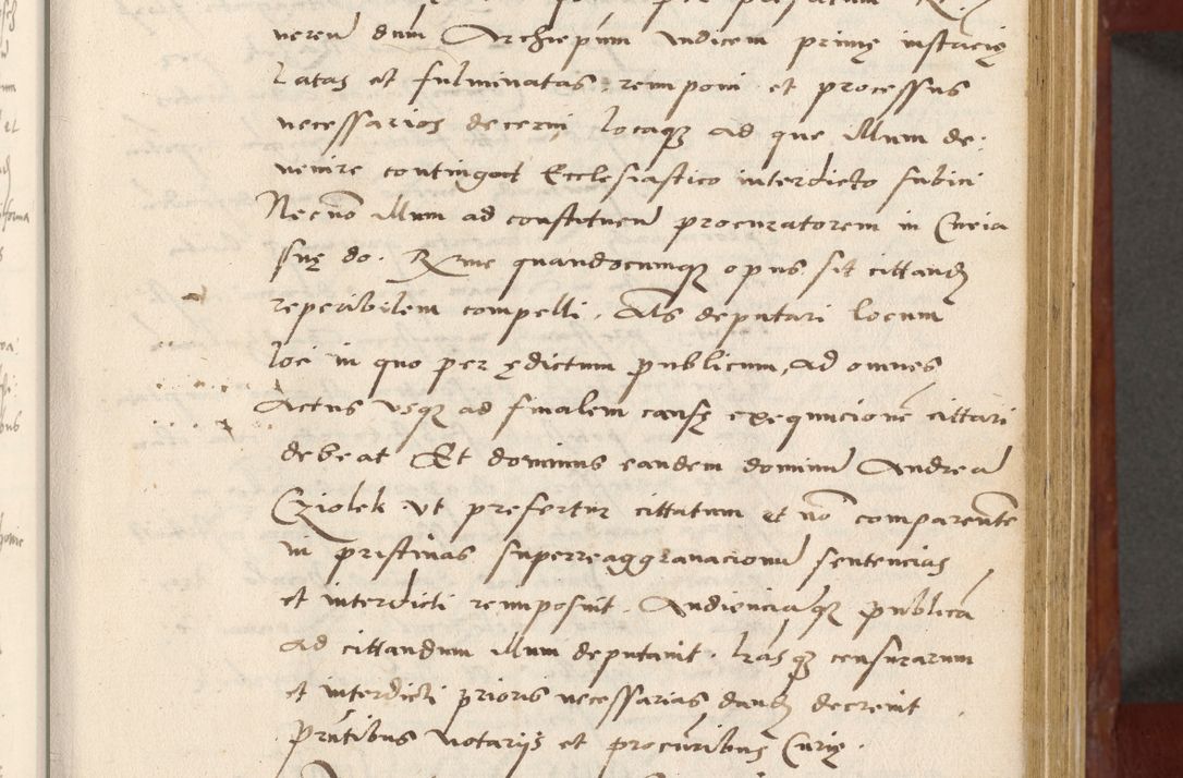 Zdjęcie nr 16 dla obiektu archiwalnego: Acta actorum coram R. D. Petro de Gamratis, archiepiscopo Gnesnensi et episcopo Cracoviensi, Legato nato et Regni Poloniar primate ad a. D. 1544 et 1545 acticatorum - praesidente tunc Suae Rev. Paternitatis curiae cancellario R. D. Bertholomaeo Gantkowski, archidiacono Cracoviensi, Gnesnensi et Posnaniensi canonico.