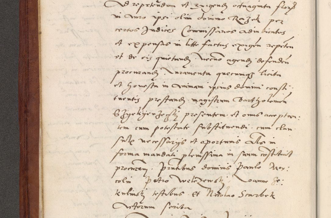 Zdjęcie nr 17 dla obiektu archiwalnego: Acta actorum coram R. D. Petro de Gamratis, archiepiscopo Gnesnensi et episcopo Cracoviensi, Legato nato et Regni Poloniar primate ad a. D. 1544 et 1545 acticatorum - praesidente tunc Suae Rev. Paternitatis curiae cancellario R. D. Bertholomaeo Gantkowski, archidiacono Cracoviensi, Gnesnensi et Posnaniensi canonico.