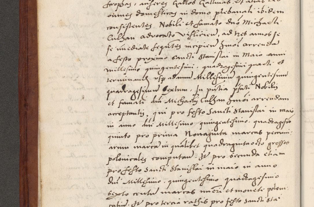Zdjęcie nr 13 dla obiektu archiwalnego: Acta actorum coram R. D. Petro de Gamratis, archiepiscopo Gnesnensi et episcopo Cracoviensi, Legato nato et Regni Poloniar primate ad a. D. 1544 et 1545 acticatorum - praesidente tunc Suae Rev. Paternitatis curiae cancellario R. D. Bertholomaeo Gantkowski, archidiacono Cracoviensi, Gnesnensi et Posnaniensi canonico.