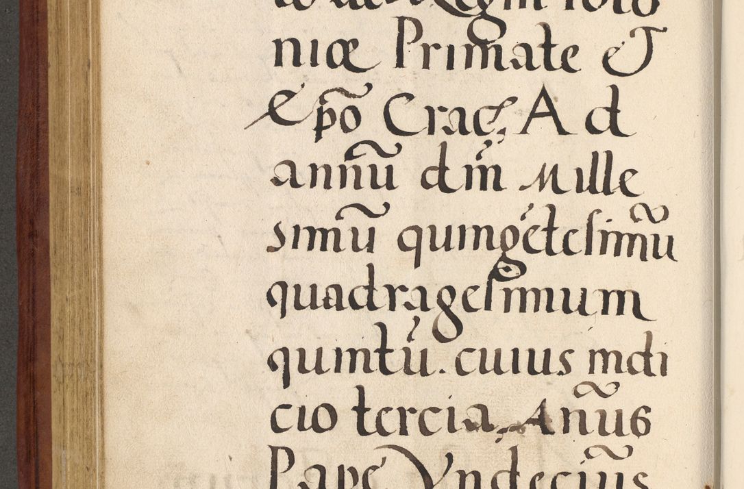 Zdjęcie nr 409 dla obiektu archiwalnego: Acta actorum coram R. D. Petro de Gamratis, archiepiscopo Gnesnensi et episcopo Cracoviensi, Legato nato et Regni Poloniar primate ad a. D. 1544 et 1545 acticatorum - praesidente tunc Suae Rev. Paternitatis curiae cancellario R. D. Bertholomaeo Gantkowski, archidiacono Cracoviensi, Gnesnensi et Posnaniensi canonico.