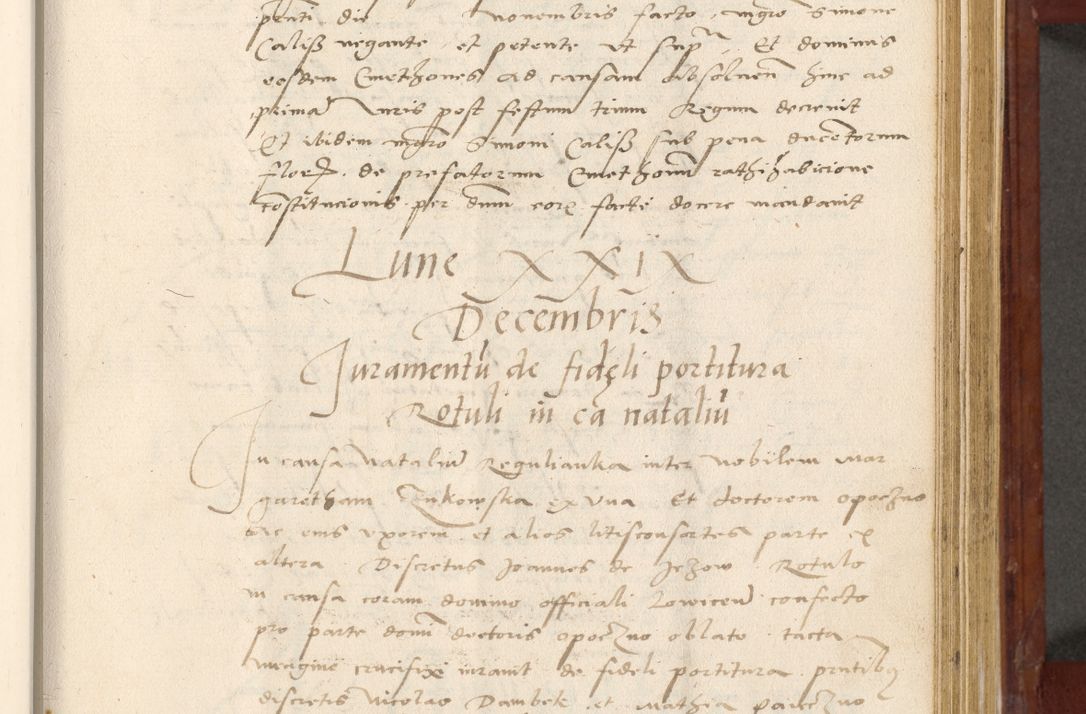 Zdjęcie nr 406 dla obiektu archiwalnego: Acta actorum coram R. D. Petro de Gamratis, archiepiscopo Gnesnensi et episcopo Cracoviensi, Legato nato et Regni Poloniar primate ad a. D. 1544 et 1545 acticatorum - praesidente tunc Suae Rev. Paternitatis curiae cancellario R. D. Bertholomaeo Gantkowski, archidiacono Cracoviensi, Gnesnensi et Posnaniensi canonico.