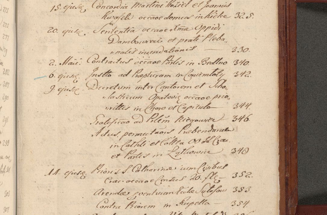 Zdjęcie nr 960 dla obiektu archiwalnego: Acta actorum coram R. D. Petro de Gamratis, archiepiscopo Gnesnensi et episcopo Cracoviensi, Legato nato et Regni Poloniar primate ad a. D. 1544 et 1545 acticatorum - praesidente tunc Suae Rev. Paternitatis curiae cancellario R. D. Bertholomaeo Gantkowski, archidiacono Cracoviensi, Gnesnensi et Posnaniensi canonico.
