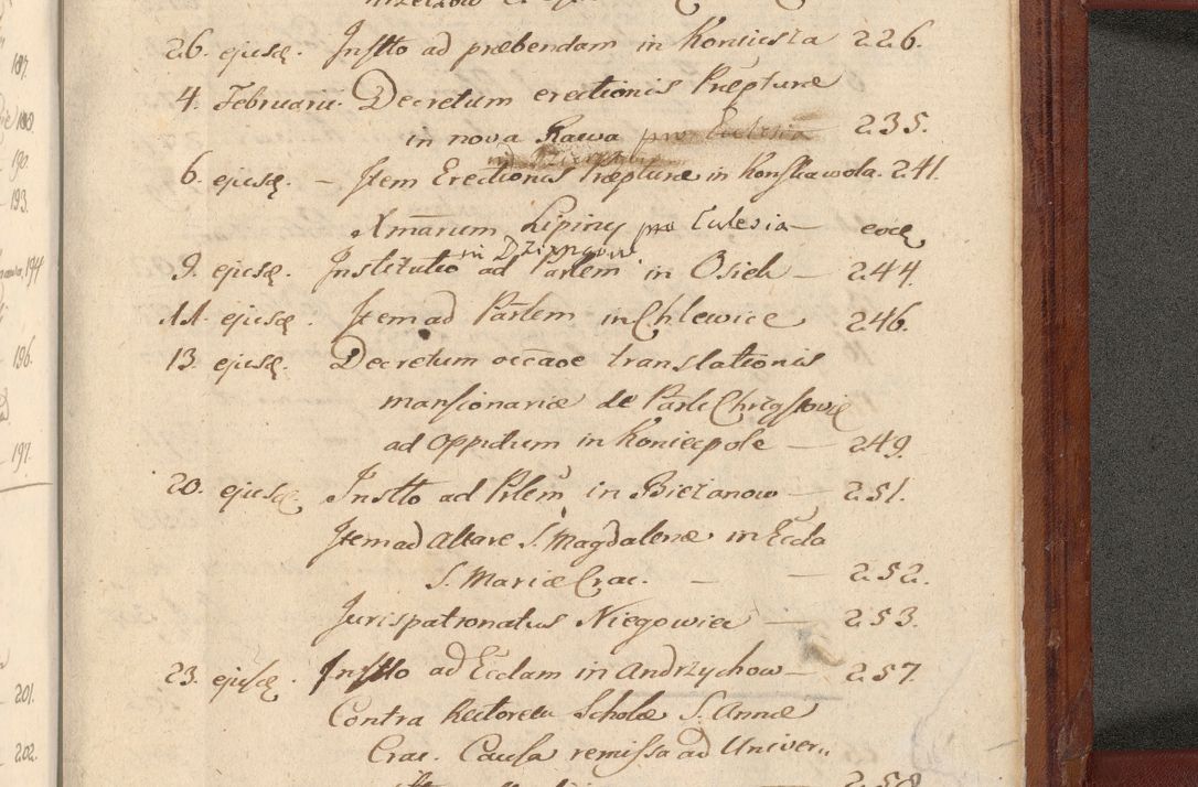 Zdjęcie nr 958 dla obiektu archiwalnego: Acta actorum coram R. D. Petro de Gamratis, archiepiscopo Gnesnensi et episcopo Cracoviensi, Legato nato et Regni Poloniar primate ad a. D. 1544 et 1545 acticatorum - praesidente tunc Suae Rev. Paternitatis curiae cancellario R. D. Bertholomaeo Gantkowski, archidiacono Cracoviensi, Gnesnensi et Posnaniensi canonico.