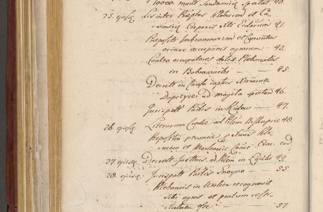 Zdjęcie nr 951 dla obiektu archiwalnego: Acta actorum coram R. D. Petro de Gamratis, archiepiscopo Gnesnensi et episcopo Cracoviensi, Legato nato et Regni Poloniar primate ad a. D. 1544 et 1545 acticatorum - praesidente tunc Suae Rev. Paternitatis curiae cancellario R. D. Bertholomaeo Gantkowski, archidiacono Cracoviensi, Gnesnensi et Posnaniensi canonico.