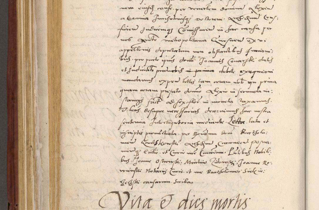 Zdjęcie nr 943 dla obiektu archiwalnego: Acta actorum coram R. D. Petro de Gamratis, archiepiscopo Gnesnensi et episcopo Cracoviensi, Legato nato et Regni Poloniar primate ad a. D. 1544 et 1545 acticatorum - praesidente tunc Suae Rev. Paternitatis curiae cancellario R. D. Bertholomaeo Gantkowski, archidiacono Cracoviensi, Gnesnensi et Posnaniensi canonico.
