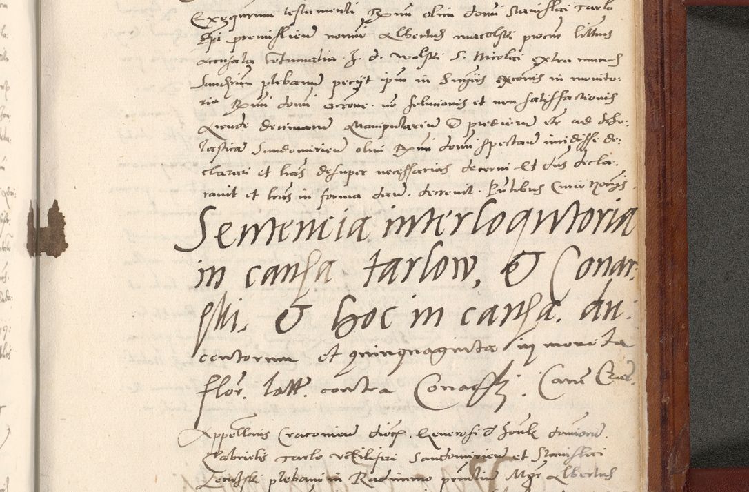 Zdjęcie nr 942 dla obiektu archiwalnego: Acta actorum coram R. D. Petro de Gamratis, archiepiscopo Gnesnensi et episcopo Cracoviensi, Legato nato et Regni Poloniar primate ad a. D. 1544 et 1545 acticatorum - praesidente tunc Suae Rev. Paternitatis curiae cancellario R. D. Bertholomaeo Gantkowski, archidiacono Cracoviensi, Gnesnensi et Posnaniensi canonico.