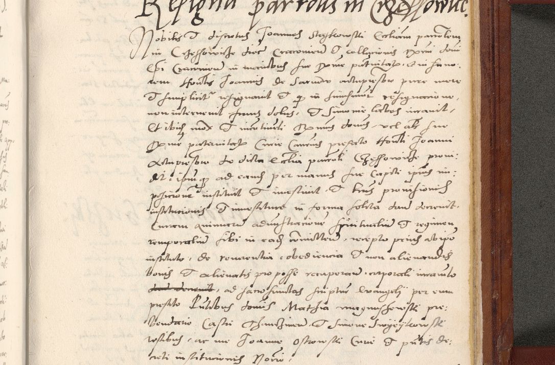 Zdjęcie nr 926 dla obiektu archiwalnego: Acta actorum coram R. D. Petro de Gamratis, archiepiscopo Gnesnensi et episcopo Cracoviensi, Legato nato et Regni Poloniar primate ad a. D. 1544 et 1545 acticatorum - praesidente tunc Suae Rev. Paternitatis curiae cancellario R. D. Bertholomaeo Gantkowski, archidiacono Cracoviensi, Gnesnensi et Posnaniensi canonico.