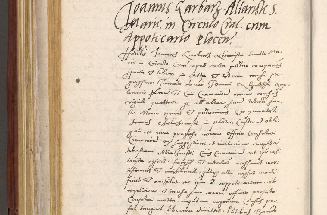 Zdjęcie nr 925 dla obiektu archiwalnego: Acta actorum coram R. D. Petro de Gamratis, archiepiscopo Gnesnensi et episcopo Cracoviensi, Legato nato et Regni Poloniar primate ad a. D. 1544 et 1545 acticatorum - praesidente tunc Suae Rev. Paternitatis curiae cancellario R. D. Bertholomaeo Gantkowski, archidiacono Cracoviensi, Gnesnensi et Posnaniensi canonico.