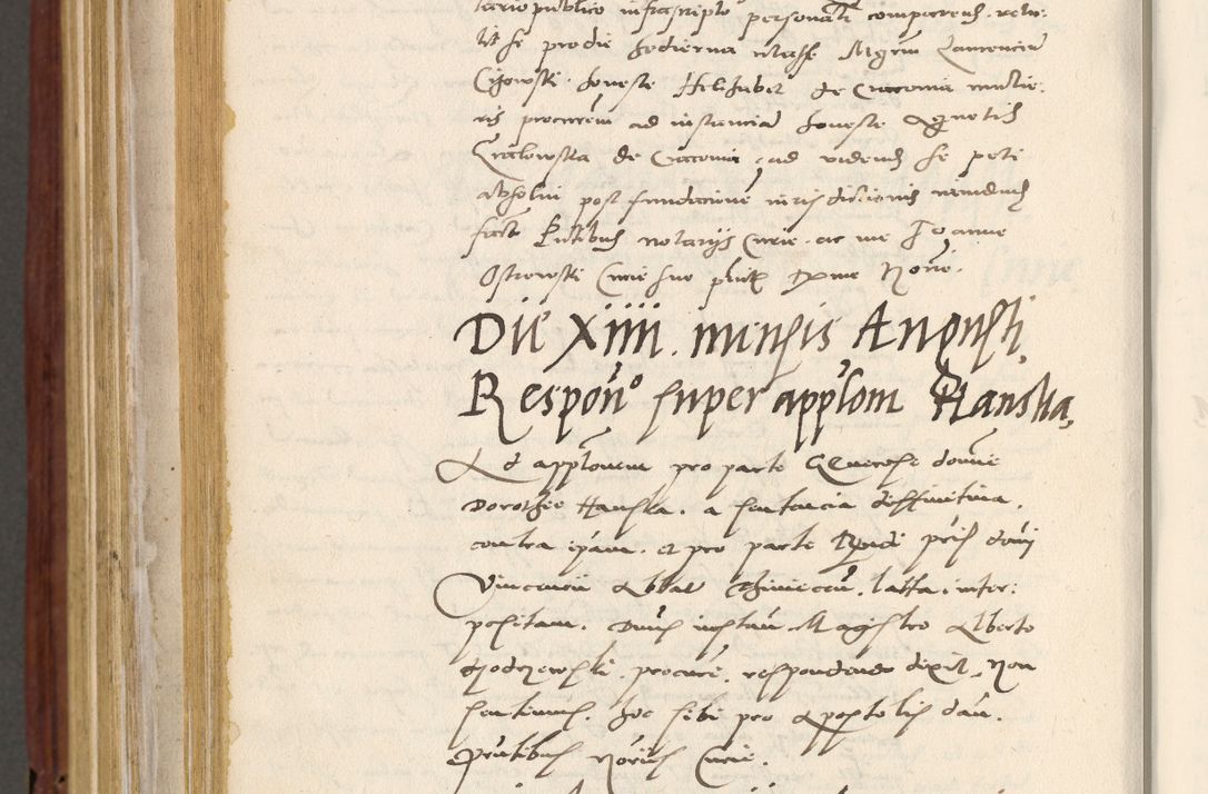 Zdjęcie nr 923 dla obiektu archiwalnego: Acta actorum coram R. D. Petro de Gamratis, archiepiscopo Gnesnensi et episcopo Cracoviensi, Legato nato et Regni Poloniar primate ad a. D. 1544 et 1545 acticatorum - praesidente tunc Suae Rev. Paternitatis curiae cancellario R. D. Bertholomaeo Gantkowski, archidiacono Cracoviensi, Gnesnensi et Posnaniensi canonico.