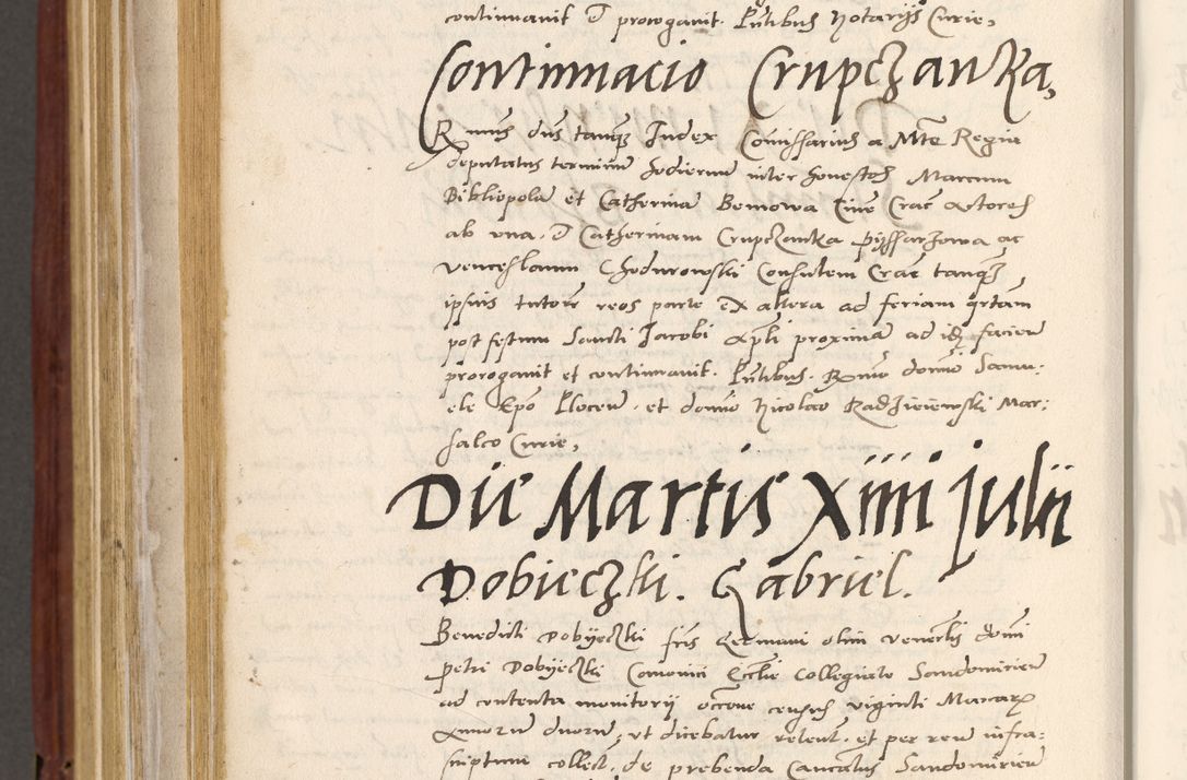 Zdjęcie nr 909 dla obiektu archiwalnego: Acta actorum coram R. D. Petro de Gamratis, archiepiscopo Gnesnensi et episcopo Cracoviensi, Legato nato et Regni Poloniar primate ad a. D. 1544 et 1545 acticatorum - praesidente tunc Suae Rev. Paternitatis curiae cancellario R. D. Bertholomaeo Gantkowski, archidiacono Cracoviensi, Gnesnensi et Posnaniensi canonico.