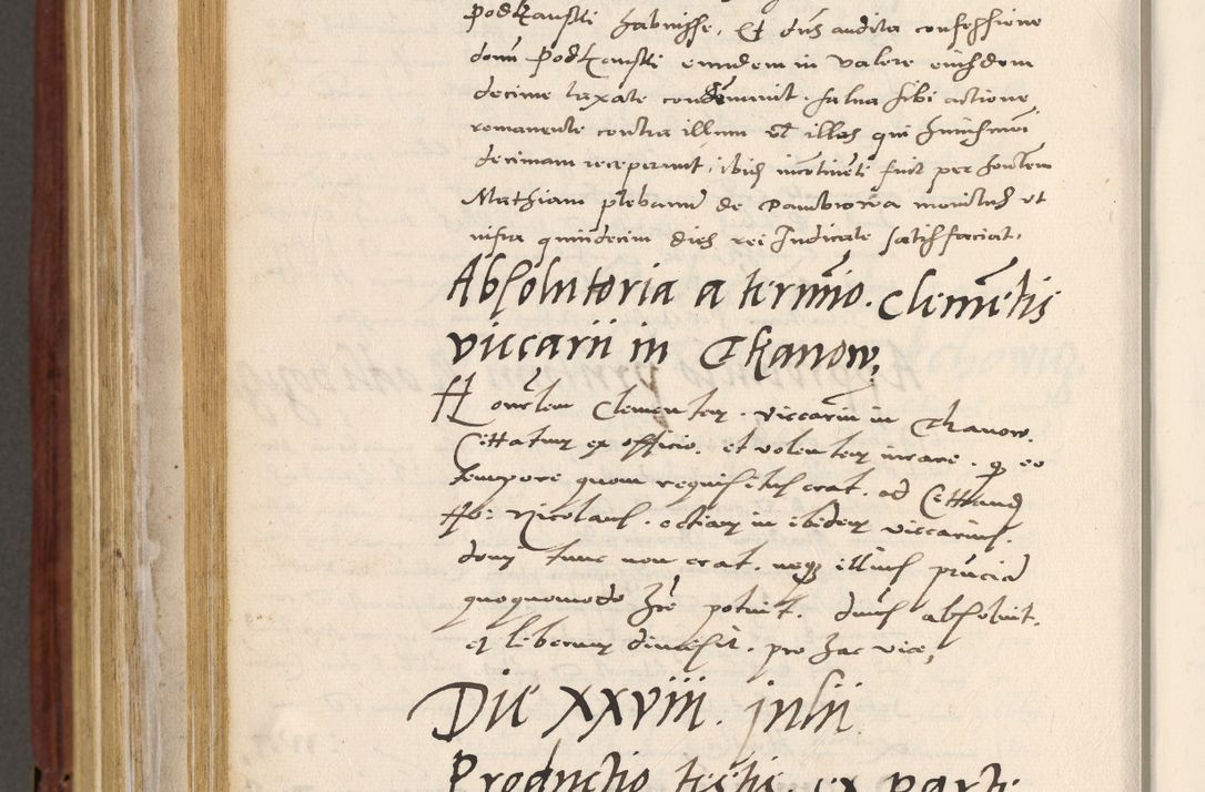 Zdjęcie nr 917 dla obiektu archiwalnego: Acta actorum coram R. D. Petro de Gamratis, archiepiscopo Gnesnensi et episcopo Cracoviensi, Legato nato et Regni Poloniar primate ad a. D. 1544 et 1545 acticatorum - praesidente tunc Suae Rev. Paternitatis curiae cancellario R. D. Bertholomaeo Gantkowski, archidiacono Cracoviensi, Gnesnensi et Posnaniensi canonico.