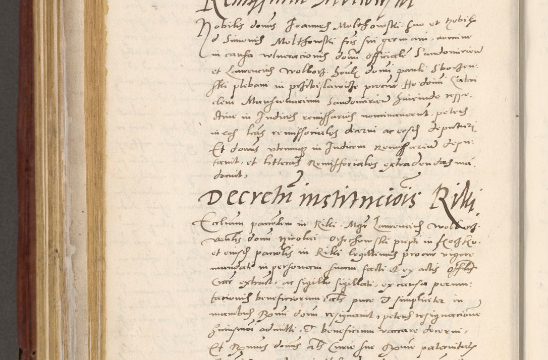Zdjęcie nr 903 dla obiektu archiwalnego: Acta actorum coram R. D. Petro de Gamratis, archiepiscopo Gnesnensi et episcopo Cracoviensi, Legato nato et Regni Poloniar primate ad a. D. 1544 et 1545 acticatorum - praesidente tunc Suae Rev. Paternitatis curiae cancellario R. D. Bertholomaeo Gantkowski, archidiacono Cracoviensi, Gnesnensi et Posnaniensi canonico.