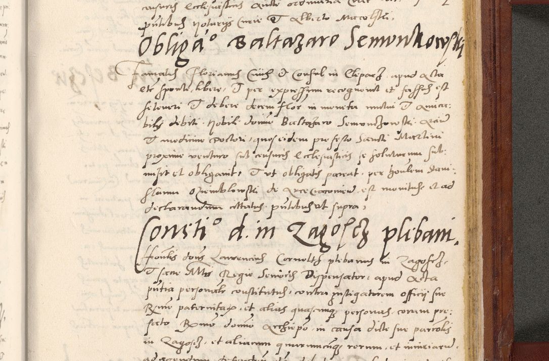 Zdjęcie nr 894 dla obiektu archiwalnego: Acta actorum coram R. D. Petro de Gamratis, archiepiscopo Gnesnensi et episcopo Cracoviensi, Legato nato et Regni Poloniar primate ad a. D. 1544 et 1545 acticatorum - praesidente tunc Suae Rev. Paternitatis curiae cancellario R. D. Bertholomaeo Gantkowski, archidiacono Cracoviensi, Gnesnensi et Posnaniensi canonico.