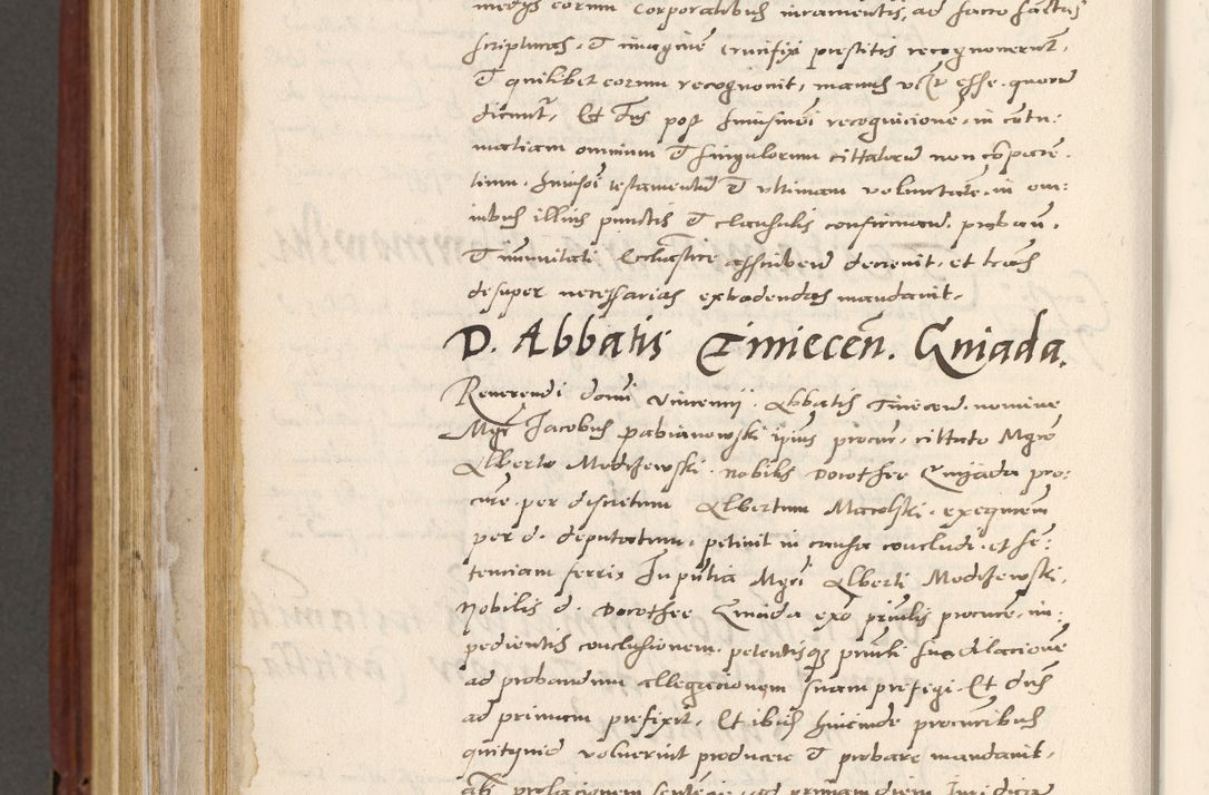 Zdjęcie nr 889 dla obiektu archiwalnego: Acta actorum coram R. D. Petro de Gamratis, archiepiscopo Gnesnensi et episcopo Cracoviensi, Legato nato et Regni Poloniar primate ad a. D. 1544 et 1545 acticatorum - praesidente tunc Suae Rev. Paternitatis curiae cancellario R. D. Bertholomaeo Gantkowski, archidiacono Cracoviensi, Gnesnensi et Posnaniensi canonico.