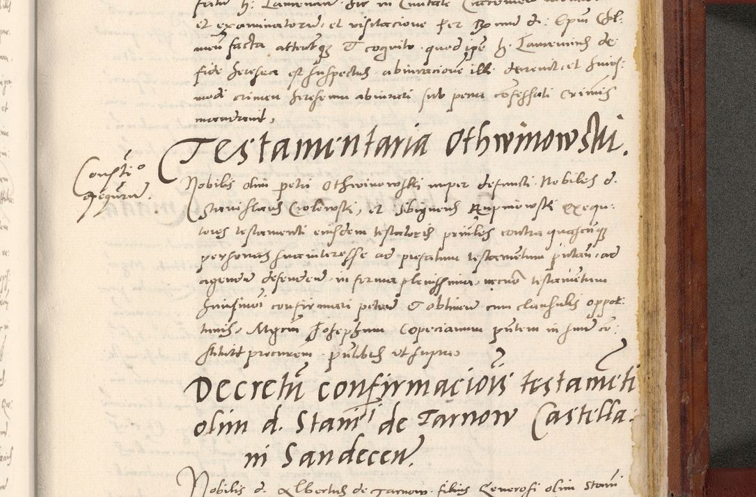 Zdjęcie nr 888 dla obiektu archiwalnego: Acta actorum coram R. D. Petro de Gamratis, archiepiscopo Gnesnensi et episcopo Cracoviensi, Legato nato et Regni Poloniar primate ad a. D. 1544 et 1545 acticatorum - praesidente tunc Suae Rev. Paternitatis curiae cancellario R. D. Bertholomaeo Gantkowski, archidiacono Cracoviensi, Gnesnensi et Posnaniensi canonico.