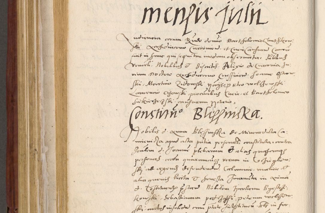 Zdjęcie nr 885 dla obiektu archiwalnego: Acta actorum coram R. D. Petro de Gamratis, archiepiscopo Gnesnensi et episcopo Cracoviensi, Legato nato et Regni Poloniar primate ad a. D. 1544 et 1545 acticatorum - praesidente tunc Suae Rev. Paternitatis curiae cancellario R. D. Bertholomaeo Gantkowski, archidiacono Cracoviensi, Gnesnensi et Posnaniensi canonico.