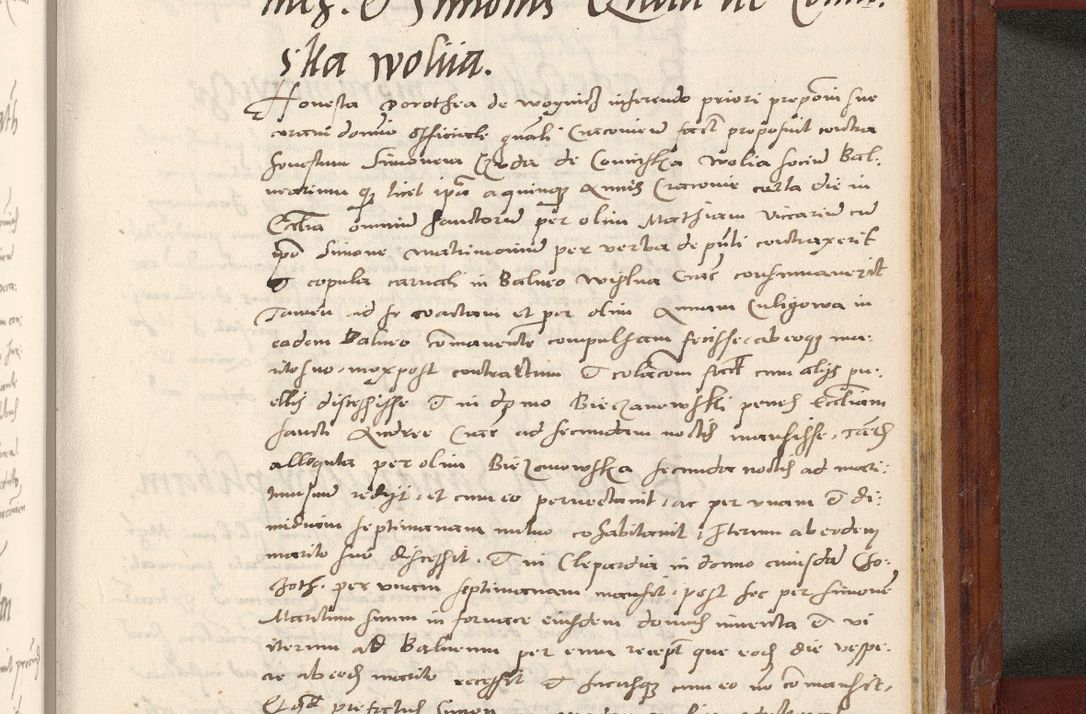 Zdjęcie nr 880 dla obiektu archiwalnego: Acta actorum coram R. D. Petro de Gamratis, archiepiscopo Gnesnensi et episcopo Cracoviensi, Legato nato et Regni Poloniar primate ad a. D. 1544 et 1545 acticatorum - praesidente tunc Suae Rev. Paternitatis curiae cancellario R. D. Bertholomaeo Gantkowski, archidiacono Cracoviensi, Gnesnensi et Posnaniensi canonico.