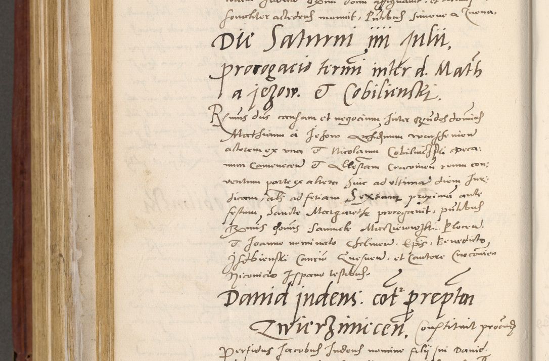Zdjęcie nr 879 dla obiektu archiwalnego: Acta actorum coram R. D. Petro de Gamratis, archiepiscopo Gnesnensi et episcopo Cracoviensi, Legato nato et Regni Poloniar primate ad a. D. 1544 et 1545 acticatorum - praesidente tunc Suae Rev. Paternitatis curiae cancellario R. D. Bertholomaeo Gantkowski, archidiacono Cracoviensi, Gnesnensi et Posnaniensi canonico.