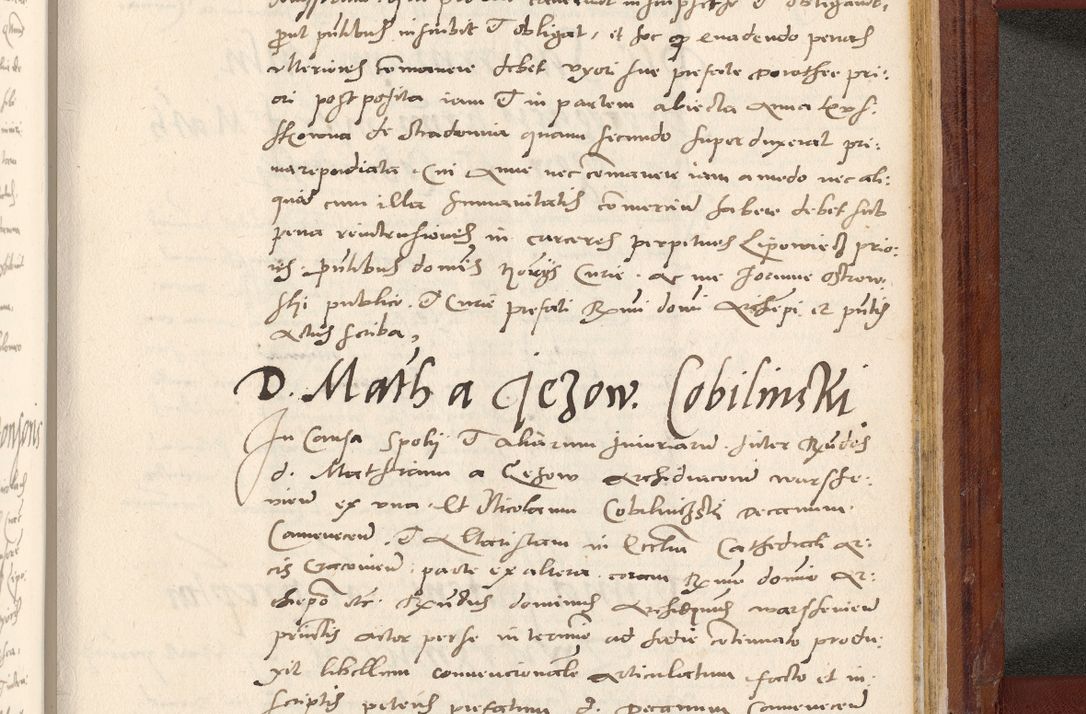 Zdjęcie nr 878 dla obiektu archiwalnego: Acta actorum coram R. D. Petro de Gamratis, archiepiscopo Gnesnensi et episcopo Cracoviensi, Legato nato et Regni Poloniar primate ad a. D. 1544 et 1545 acticatorum - praesidente tunc Suae Rev. Paternitatis curiae cancellario R. D. Bertholomaeo Gantkowski, archidiacono Cracoviensi, Gnesnensi et Posnaniensi canonico.