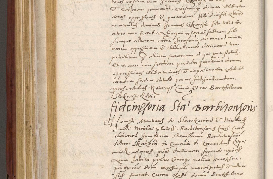 Zdjęcie nr 877 dla obiektu archiwalnego: Acta actorum coram R. D. Petro de Gamratis, archiepiscopo Gnesnensi et episcopo Cracoviensi, Legato nato et Regni Poloniar primate ad a. D. 1544 et 1545 acticatorum - praesidente tunc Suae Rev. Paternitatis curiae cancellario R. D. Bertholomaeo Gantkowski, archidiacono Cracoviensi, Gnesnensi et Posnaniensi canonico.