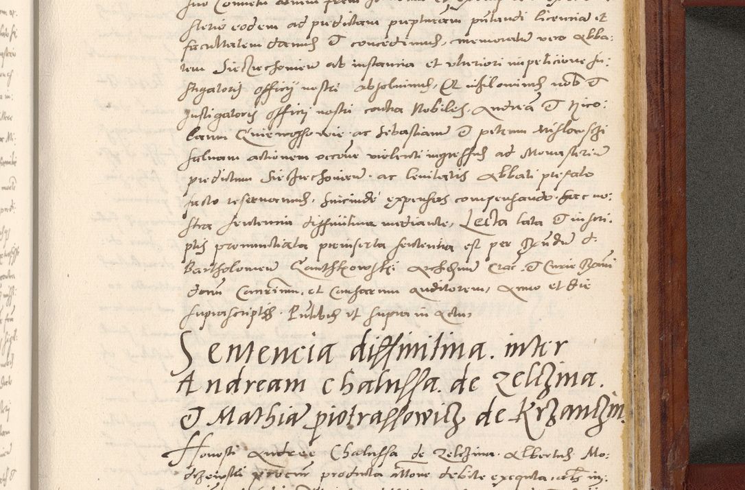 Zdjęcie nr 872 dla obiektu archiwalnego: Acta actorum coram R. D. Petro de Gamratis, archiepiscopo Gnesnensi et episcopo Cracoviensi, Legato nato et Regni Poloniar primate ad a. D. 1544 et 1545 acticatorum - praesidente tunc Suae Rev. Paternitatis curiae cancellario R. D. Bertholomaeo Gantkowski, archidiacono Cracoviensi, Gnesnensi et Posnaniensi canonico.