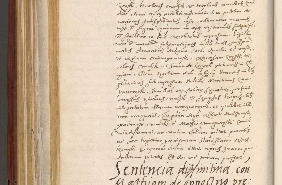 Zdjęcie nr 869 dla obiektu archiwalnego: Acta actorum coram R. D. Petro de Gamratis, archiepiscopo Gnesnensi et episcopo Cracoviensi, Legato nato et Regni Poloniar primate ad a. D. 1544 et 1545 acticatorum - praesidente tunc Suae Rev. Paternitatis curiae cancellario R. D. Bertholomaeo Gantkowski, archidiacono Cracoviensi, Gnesnensi et Posnaniensi canonico.