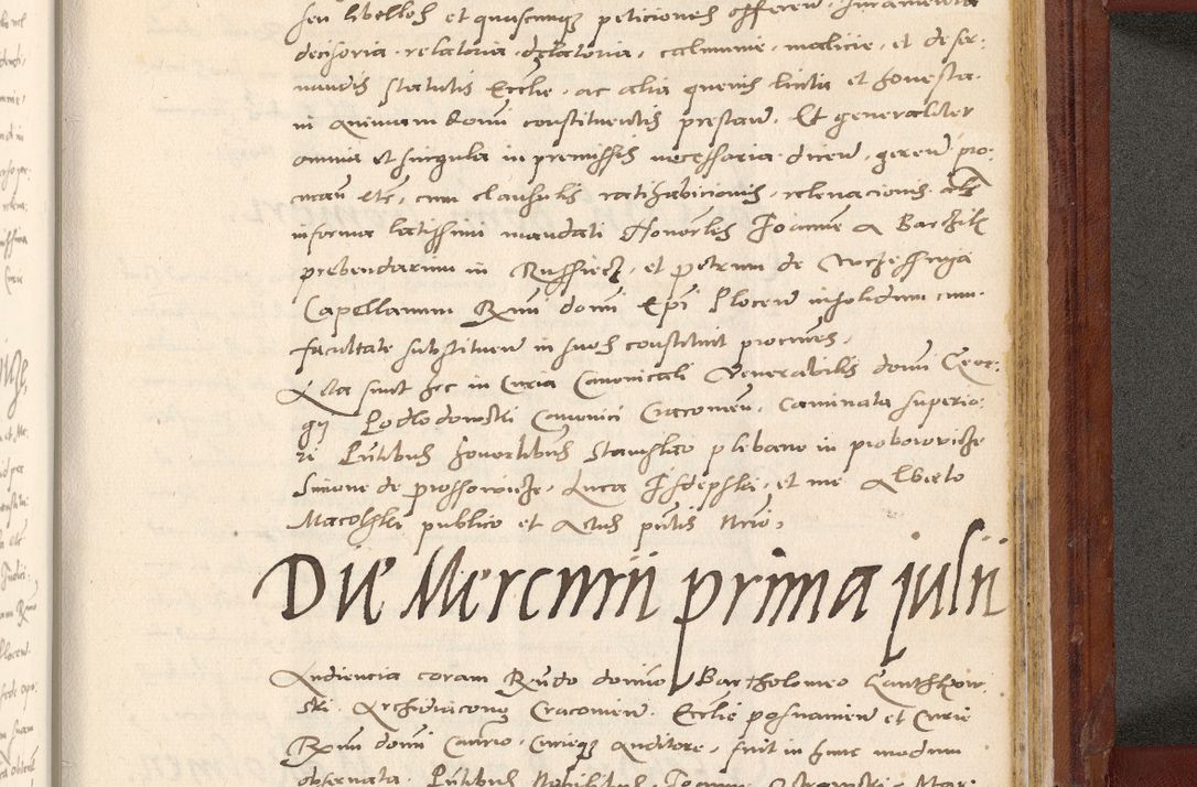 Zdjęcie nr 860 dla obiektu archiwalnego: Acta actorum coram R. D. Petro de Gamratis, archiepiscopo Gnesnensi et episcopo Cracoviensi, Legato nato et Regni Poloniar primate ad a. D. 1544 et 1545 acticatorum - praesidente tunc Suae Rev. Paternitatis curiae cancellario R. D. Bertholomaeo Gantkowski, archidiacono Cracoviensi, Gnesnensi et Posnaniensi canonico.