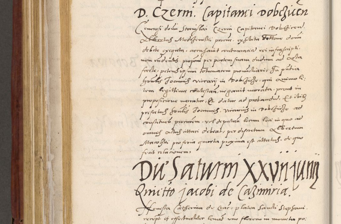 Zdjęcie nr 857 dla obiektu archiwalnego: Acta actorum coram R. D. Petro de Gamratis, archiepiscopo Gnesnensi et episcopo Cracoviensi, Legato nato et Regni Poloniar primate ad a. D. 1544 et 1545 acticatorum - praesidente tunc Suae Rev. Paternitatis curiae cancellario R. D. Bertholomaeo Gantkowski, archidiacono Cracoviensi, Gnesnensi et Posnaniensi canonico.
