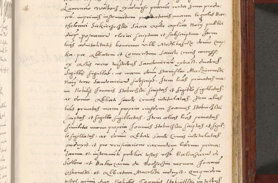 Zdjęcie nr 850 dla obiektu archiwalnego: Acta actorum coram R. D. Petro de Gamratis, archiepiscopo Gnesnensi et episcopo Cracoviensi, Legato nato et Regni Poloniar primate ad a. D. 1544 et 1545 acticatorum - praesidente tunc Suae Rev. Paternitatis curiae cancellario R. D. Bertholomaeo Gantkowski, archidiacono Cracoviensi, Gnesnensi et Posnaniensi canonico.