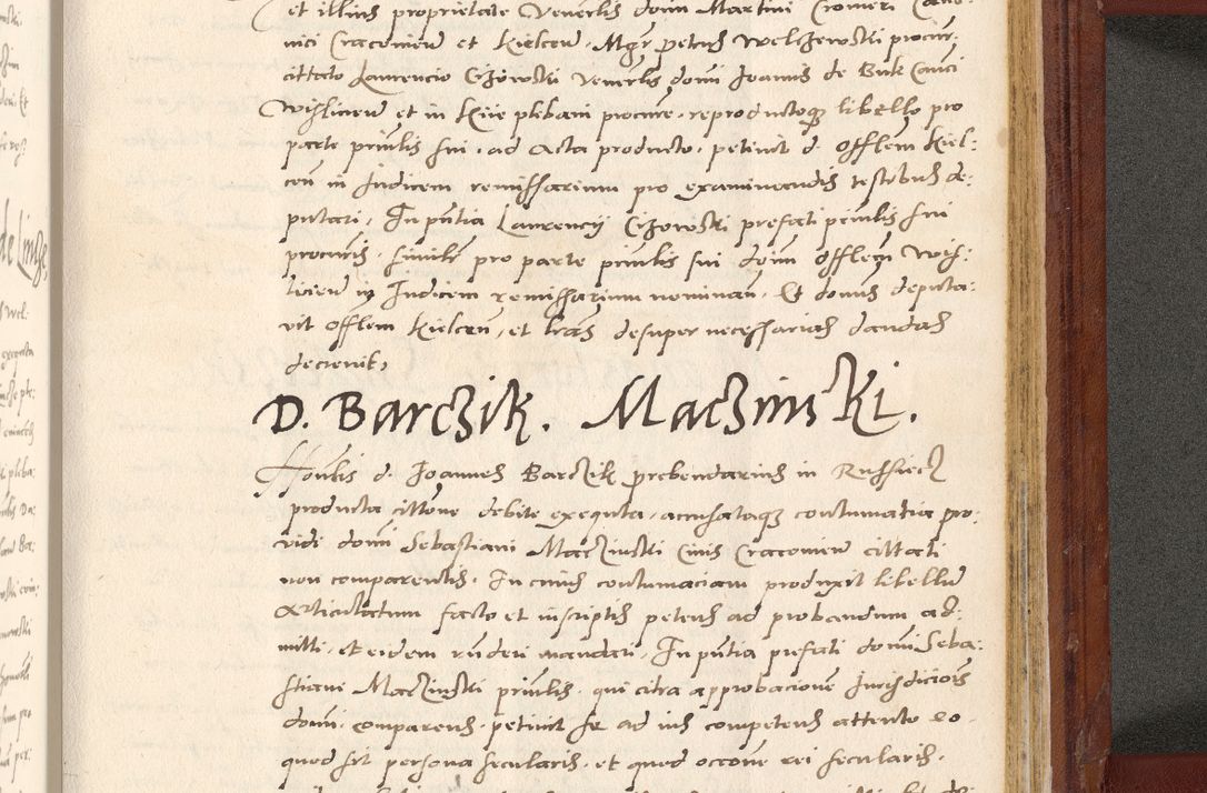 Zdjęcie nr 852 dla obiektu archiwalnego: Acta actorum coram R. D. Petro de Gamratis, archiepiscopo Gnesnensi et episcopo Cracoviensi, Legato nato et Regni Poloniar primate ad a. D. 1544 et 1545 acticatorum - praesidente tunc Suae Rev. Paternitatis curiae cancellario R. D. Bertholomaeo Gantkowski, archidiacono Cracoviensi, Gnesnensi et Posnaniensi canonico.