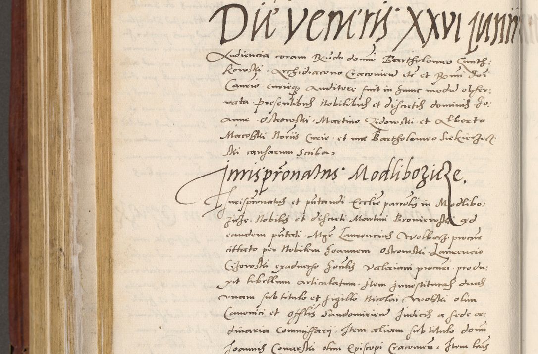 Zdjęcie nr 849 dla obiektu archiwalnego: Acta actorum coram R. D. Petro de Gamratis, archiepiscopo Gnesnensi et episcopo Cracoviensi, Legato nato et Regni Poloniar primate ad a. D. 1544 et 1545 acticatorum - praesidente tunc Suae Rev. Paternitatis curiae cancellario R. D. Bertholomaeo Gantkowski, archidiacono Cracoviensi, Gnesnensi et Posnaniensi canonico.