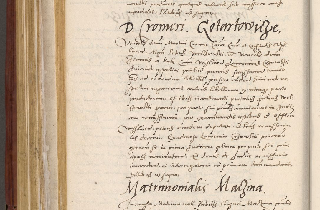 Zdjęcie nr 843 dla obiektu archiwalnego: Acta actorum coram R. D. Petro de Gamratis, archiepiscopo Gnesnensi et episcopo Cracoviensi, Legato nato et Regni Poloniar primate ad a. D. 1544 et 1545 acticatorum - praesidente tunc Suae Rev. Paternitatis curiae cancellario R. D. Bertholomaeo Gantkowski, archidiacono Cracoviensi, Gnesnensi et Posnaniensi canonico.